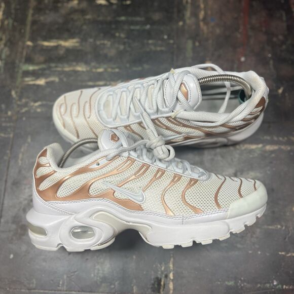 Nike Air Max Plus TN "Pure Platinum/Bronze" Sz 7 VTG OG RARE CLEAN (718071-001) - Picture 1 of 7